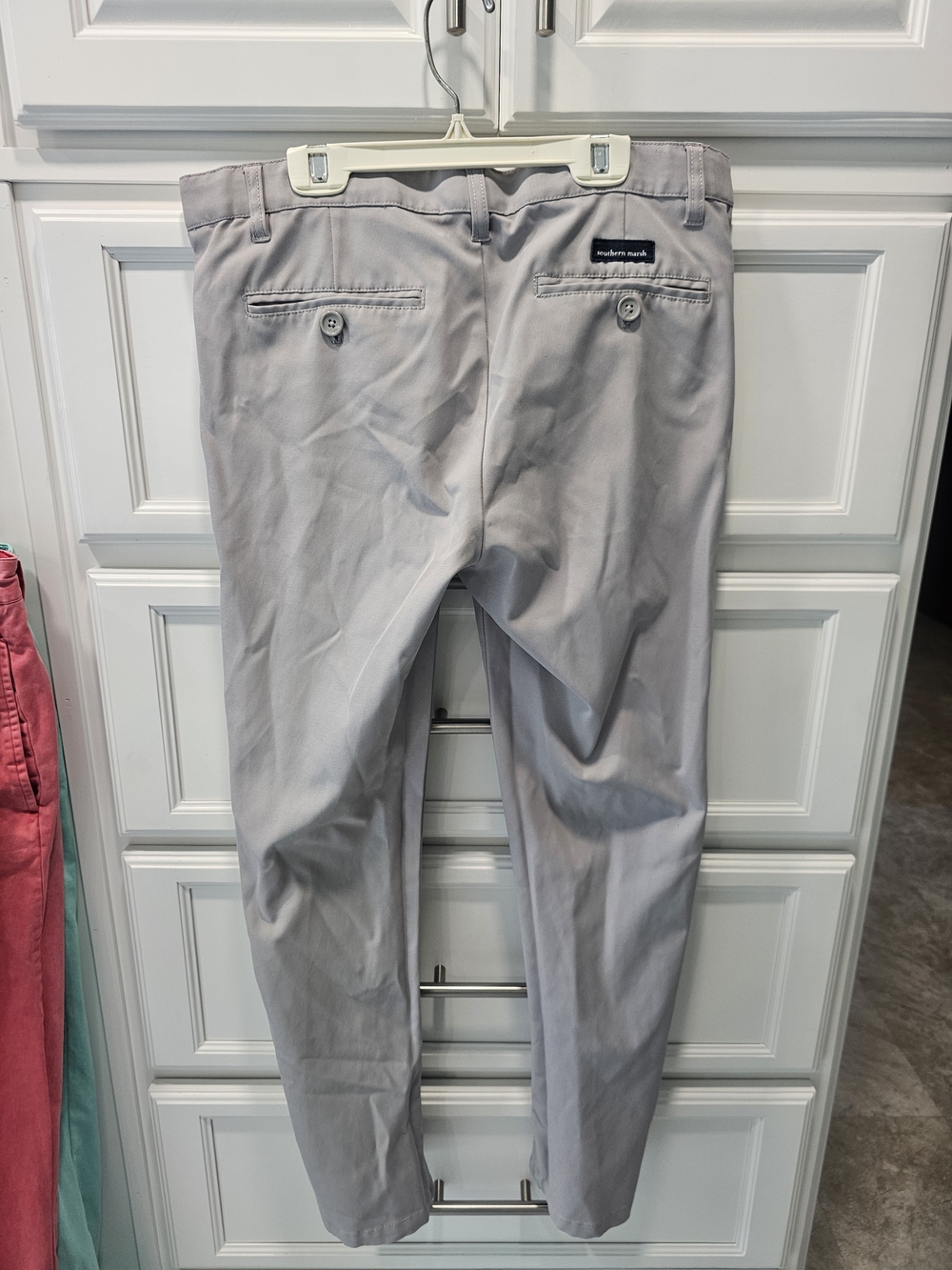 Southern Marsh Light Gray Men's Chinos Size 32x30 - Picture 3 of 7